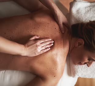 Частичен масаж - гръб